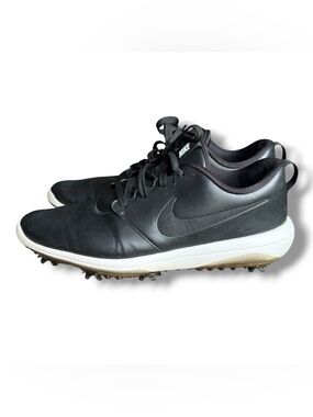 NIKE Roshe G Tour AR5580-001 Men's Golf Shoes Cleats Black Leather, Size 11